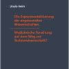 Die Experimentalisierung der angewandten Wissenschaften: Medizinische Forschung auf dem Weg zur Technowissenschaft? (Original PDF from Publisher)