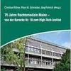 75 Jahre Rechtsmedizin Mainz – von der Baracke Nr. 18 zum High-Tech-Institut (Original PDF from Publisher)