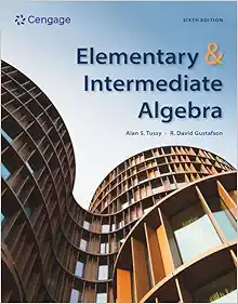 Elementary and Intermediate Algebra, 6th Edition (Original PDF from Publisher)