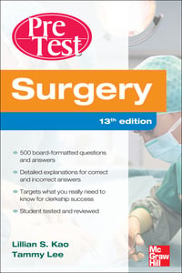 Surgery PreTest Self-Assessment and Review, 13th Edition (Original PDF from Publisher)