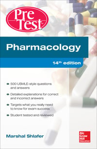 Pharmacology PreTest Self-Assessment and Review 14th (Original PDF from Publisher)