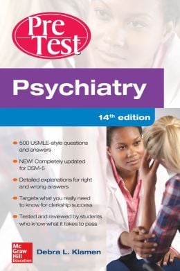 Psychiatry PreTest Self-Assessment And Review, 14th Edition (ORIGINAL PDF from Publisher)