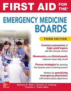 First Aid for the Emergency Medicine Boards, Third Edition (ORIGINAL PDF from Publisher)