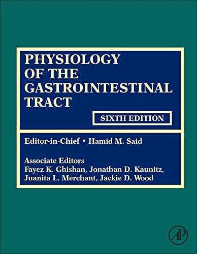 Physiology of the Gastrointestinal Tract, Sixth Edition, 2 Volume set (Original PDF from Publisher)
