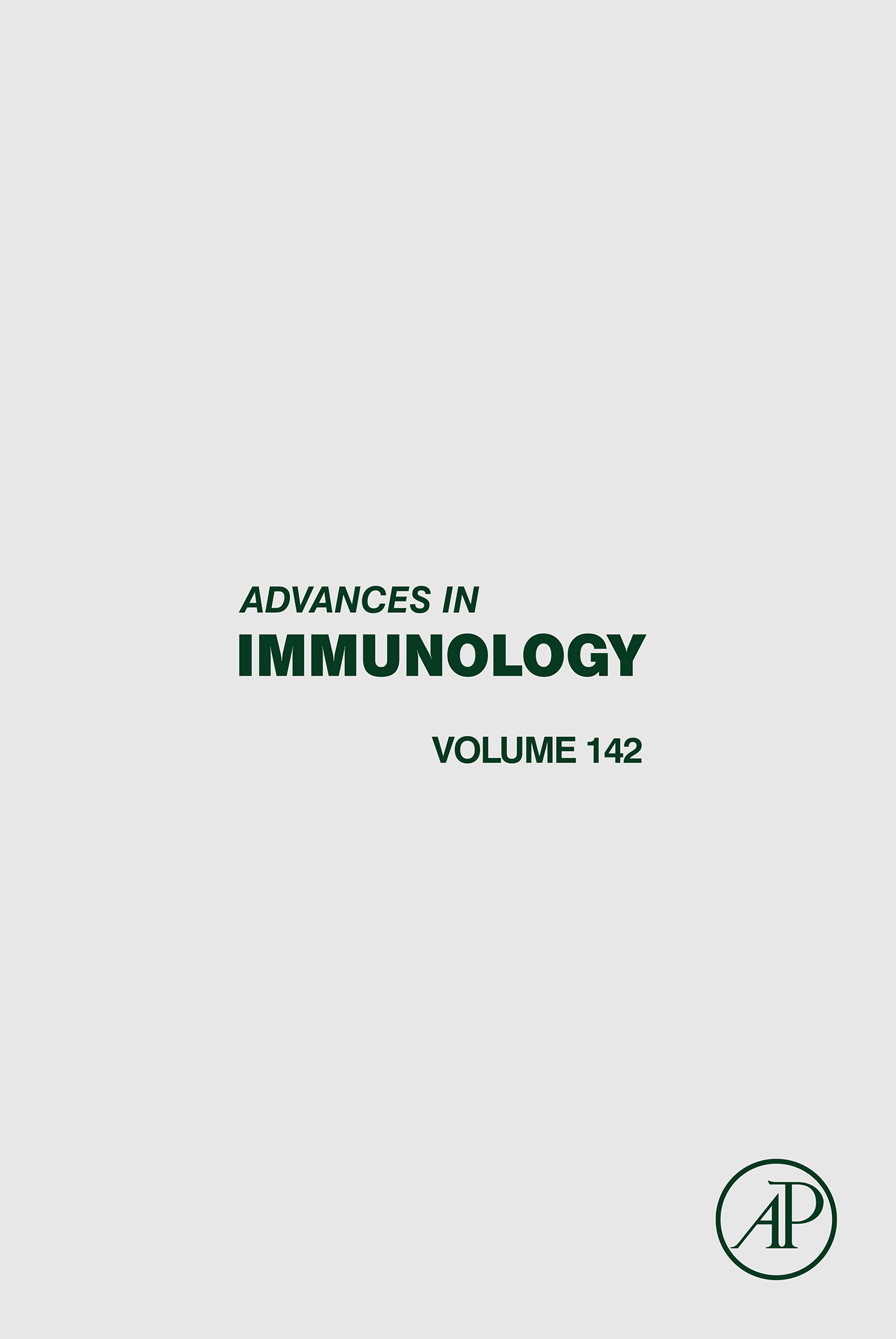 Advances in Immunology, Volume 142 (Original PDF from Publisher)