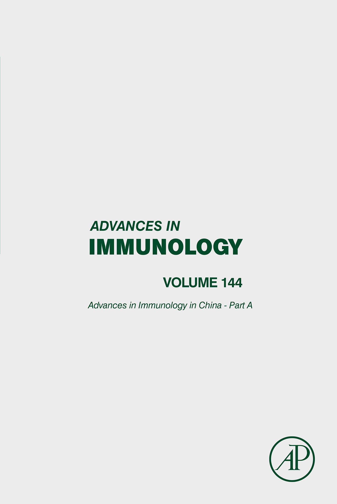 Advances in Immunology in China – Part A, Volume 144 (EPUB)