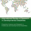 Prevention Science and Research in Intellectual and Developmental Disabilities, Volume 61 (Original PDF from Publisher)