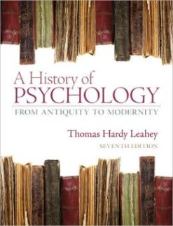 A History of Psychology: From Antiquity to Modernity, 7th Edition