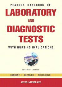Pearson’s Handbook of Laboratory and Diagnostic Tests: With Nursing Implications, 7th Edition (Original PDF from Publisher)