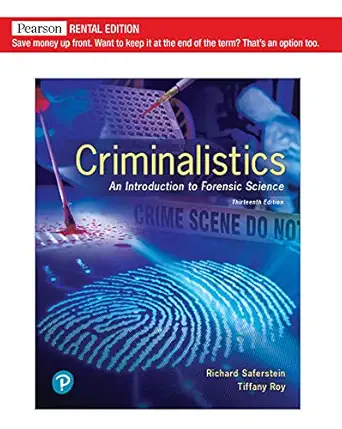 Criminalistics: An Introduction to Forensic Science, 13th Edition (Original PDF from Publisher)