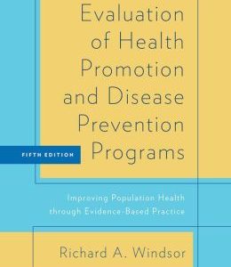 Evaluation of Health Promotion and Disease Prevention Programs, 5th Edition