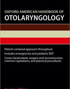 Oxford American Handbook of Otolaryngology