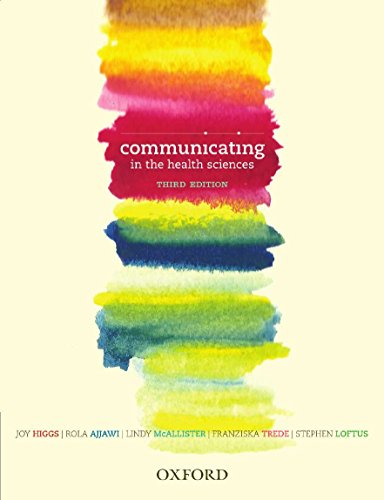Communicating in the Health Sciences, Third Edition (Original PDF from Publisher)