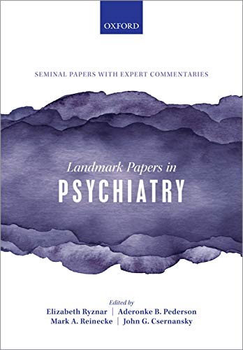 Landmark Papers In Psychiatry (Original PDF from Publisher)