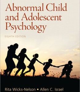 Abnormal Child and Adolescent Psychology, 8th Edition