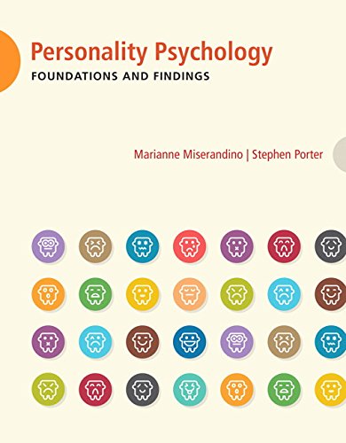 Personality Psychology: Foundations and Findings, First Canadian Edition (High Quality Image PDF)