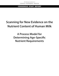 Scanning for New Evidence on the Nutrient Content of Human Milk: A Process Model for Determining Age-Specific Nutrient Requirements (EPUB)