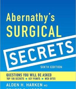 Abernathy’s Surgical Secrets, 6th Edition (Original PDF from Publisher)
