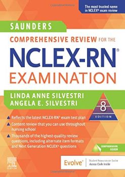 Saunders Comprehensive Review for the NCLEX-RN Examination, 8th Edition (Original PDF – No Color)
