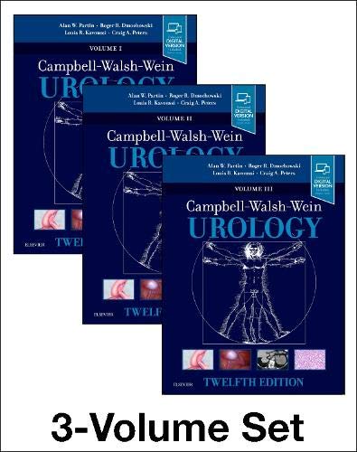 Campbell Walsh Wein Urology: 3-Volume Set, 12th Edition (FULL ToC + Index, True PDF)