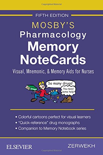 Mosby’s Pharmacology Memory NoteCards: Visual, Mnemonic, and Memory Aids for Nurses, 5th Edition (PDF)