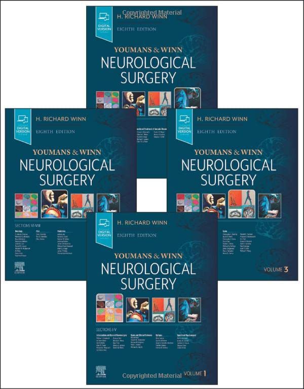 Youmans and Winn Neurological Surgery: 4 – Volume Set, 8th Edition (Original PDF from Publisher)