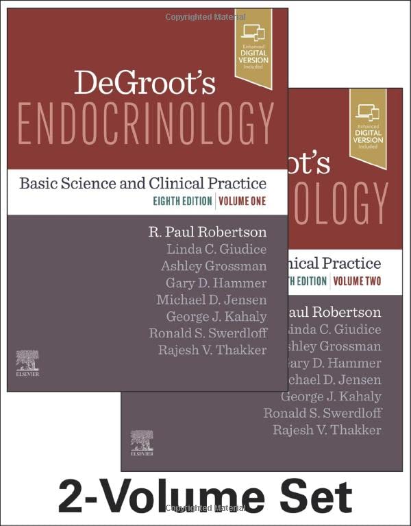 DeGroot’s Endocrinology: Basic Science and Clinical Practice, 8th edition, 2 Volume Set (Original PDF from Publisher)