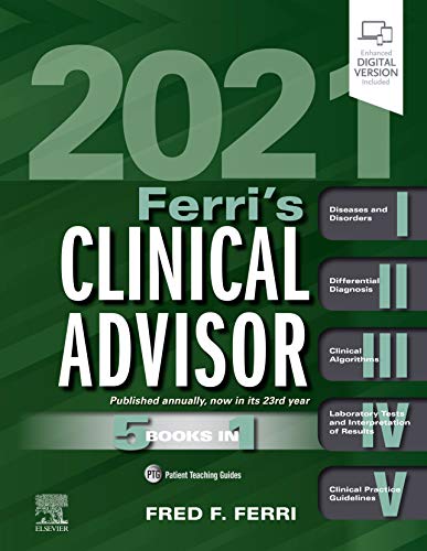 Ferri’s Clinical Advisor 2021: 5 Books in 1 (Original PDF from Publisher)