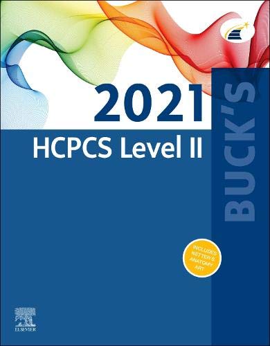Buck’s 2021 HCPCS Level II (HCPCS Level II (Saunders)) (Original PDF from Publisher)