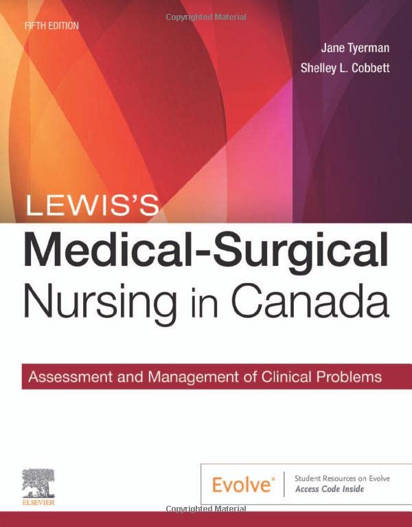 Lewis’s Medical-Surgical Nursing in Canada: Assessment and Management of Clinical Problems, 5th Edition (EPUB)
