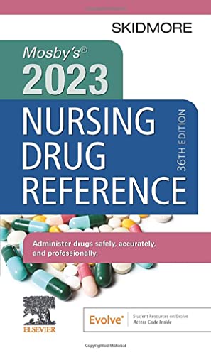 Mosby’s 2023 Nursing Drug Reference (Skidmore Nursing Drug Reference), 36th edition (Original PDF from Publisher)