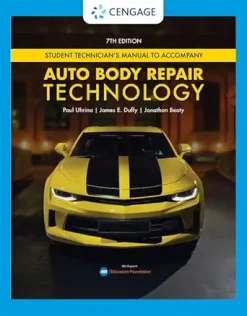 Tech Manual for Uhrina/Duffy/Beaty’s Auto Body Repair Technology, 7th Edition (Original PDF from Publisher)