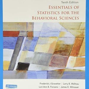 Essentials of Statistics for the Behavioral Sciences, 10th Edition (Original PDF from Publisher)