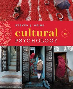 Cultural Psychology, 4th Edition (Original PDF from Publisher)