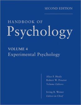 Handbook of Psychology, Volume 4: Experimental Psychology, 2nd Edition