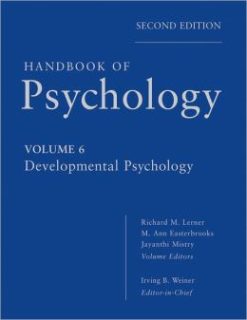 Handbook of Psychology, Volume 6: Developmental Psychology, 2nd Edition