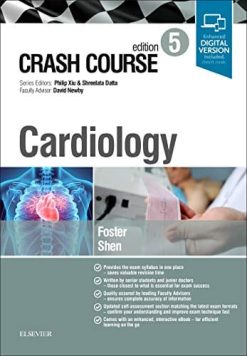 Crash Course Cardiology, 5th Edition (ORIGINAL PDF from Publisher)