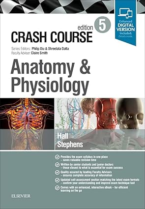 Crash Course: Anatomy and Physiology, 5th Edition (ORIGINAL PDF from Publisher)