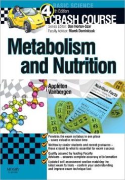 Crash Course: Metabolism and Nutrition, 4th Edition (ORIGINAL PDF from Publisher)