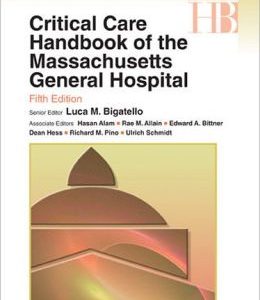Critical Care Handbook of the Massachussetts General Hospital, 5th Edition (ORIGINAL PDF from Publisher)