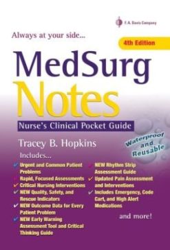 MedSurg Notes: Nurse’s Clinical Pocket Guide, 4th Edition (Original PDF from Publisher)