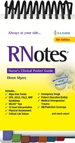 RNotes®: Nurse’s Clinical Pocket Guide, Fifth edition (Original PDF from Publisher)