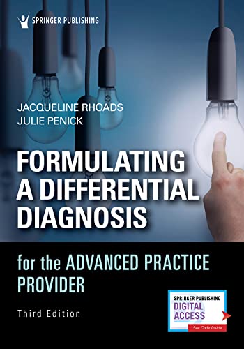 Formulating a Differential Diagnosis for the Advanced Practice Provider, 3rd Edition (Original PDF from Publisher)