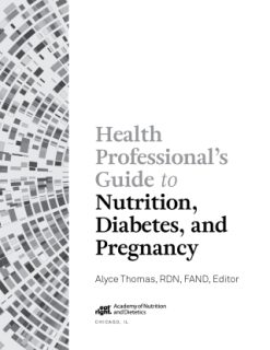 Health Professional’s Guide to Nutrition, Diabetes, and Pregnancy (Original PDF from Publisher)