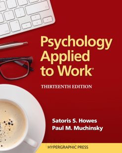 Psychology Applied to Work, 13th Edition (High Quality Image PDF)
