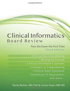 Clinical Informatics Board Review: Pass the Exam the First Time, 3rd Edition (EPUB)