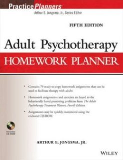 Adult Psychotherapy Homework Planner, 5th Edition