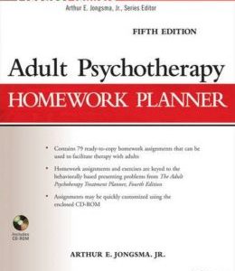 Adult Psychotherapy Homework Planner, 5th Edition
