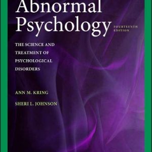 Abnormal Psychology: The Science and Treatment of Psychological Disorders, 14th Edition (EPUB)