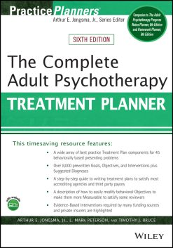 The Complete Adult Psychotherapy Treatment Planner, 6th edition (Original PDF from Publisher)